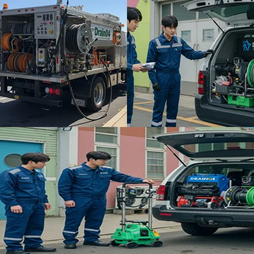 계수동 하수구 막힘 업체 빌라 주차장 맨홀 역류 드디어 뚫었어요