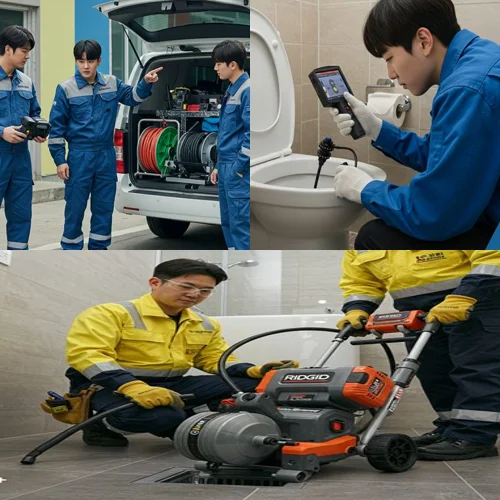 계수동 하수구 막힘 업체 빌라 주차장 맨홀 역류 드디어 뚫었어요