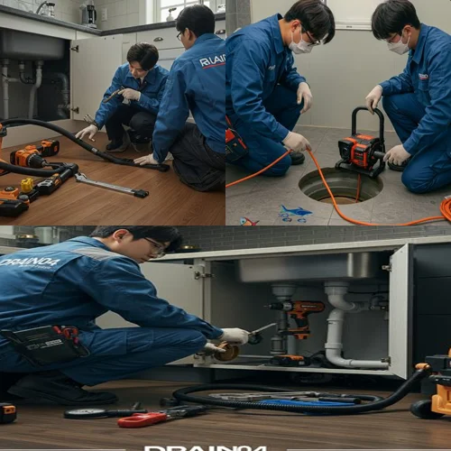 계수동 하수구 막힘 업체 빌라 주차장 맨홀 역류 드디어 뚫었어요