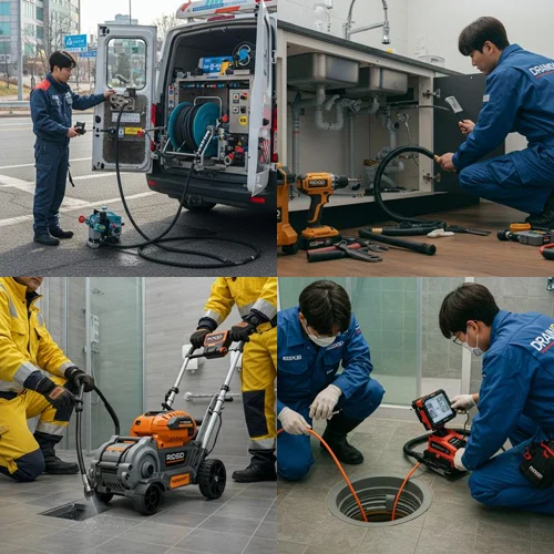 산현동 변기 막힘 수리, 목감 신도시 아파트 역류 말끔히 뚫었어요 (대만족)