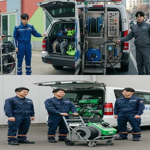 능곡동 싱크대 막힘 배수구, 시흥 시청 근처 빌라 1층 역류 말끔히 뚫었어요 (대만족)