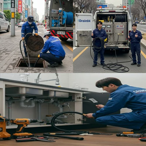 능곡동 싱크대 막힘 배수구, 시흥 시청 근처 빌라 1층 역류 말끔히 뚫었어요 (대만족)