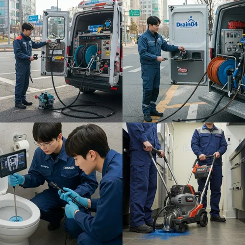 군포안산 경계 빌라 층 역류 해결 거모동 하수구 뚫음 하수도