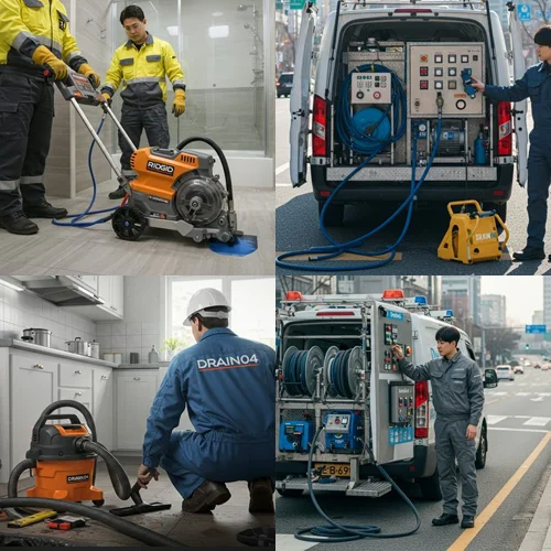 능곡동 하수구 막힘 업체, 시흥 시청 근처 빌라 1층 역류 완벽 해결!