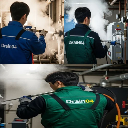 시흥 수도관 동파 하수구 녹여서 막힌 속까지 후련