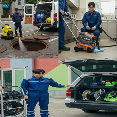 악취의 진짜 원인을 찾았습니다 시흥 싱크대 막힘 배수구 내시경 후기