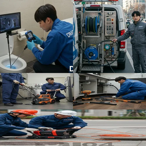 꽉 막힌 하수도 시원하게 뚫었어요 시흥 하수구 뚫음 하수도 작업 후기