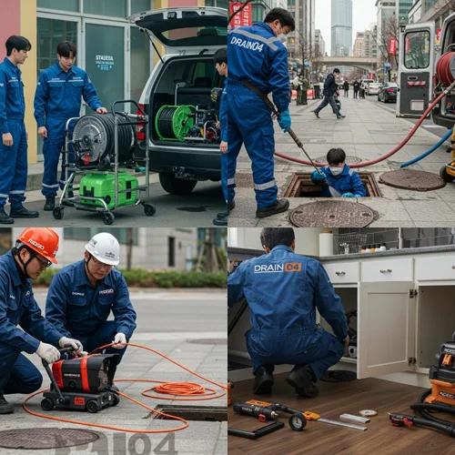 조남동 싱크대 막힘 배수구, 목감/물왕 근처 빌라 주방 역류 후기