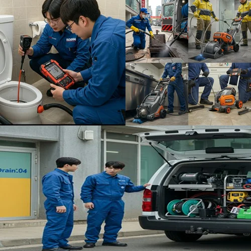 산현동 하수구 뚫음 하수도, 목감 신도시 아파트 역류 해결 후기 공유
