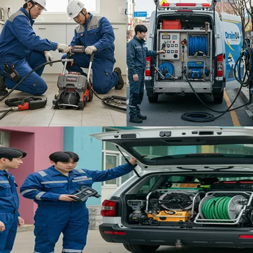 산현동 하수구 뚫음 하수도, 목감 신도시 아파트 역류 해결 후기 공유