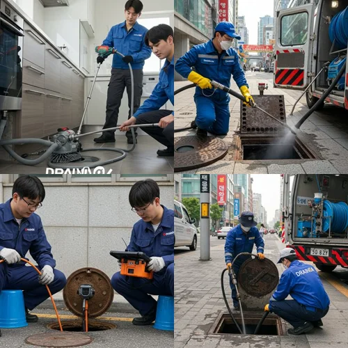 대야동 싱크대 막힘 배수구, 은행단지 상가 기름때 제거 전문 후기 남깁니다!