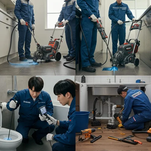 월곶동 싱크대 막힘 배수구 포구 횟집 배관 막힘 때문에 고생끝 (해방)