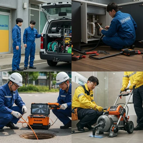 월곶동 싱크대 막힘 배수구 포구 횟집 배관 막힘 때문에 고생끝 (해방)