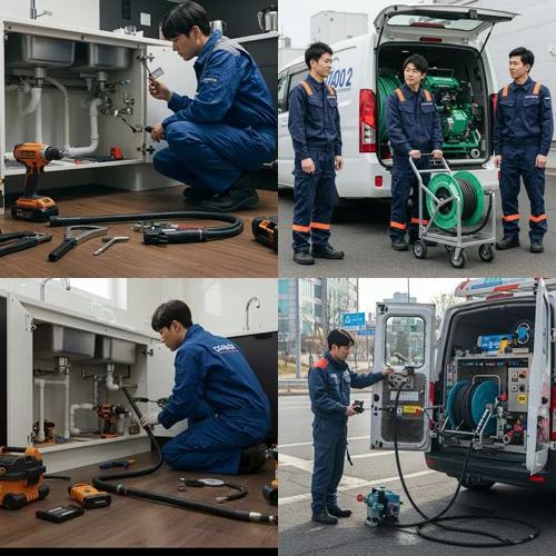 신천동 하수구 막힘 업체, 삼미시장 근처 상가 기름때 제거 전문 후기 남깁니다!