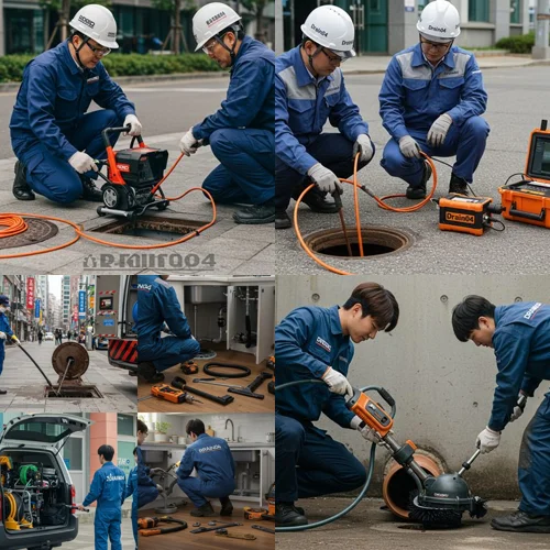 하중동 하수구 뚫음 하수도, 시흥 시청 근처 오래된 주택 막힘 해결