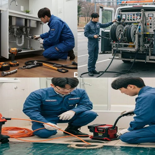 죽율동 싱크대 막힘 배수구, 정왕역 근처 신축 빌라 주방 막힘