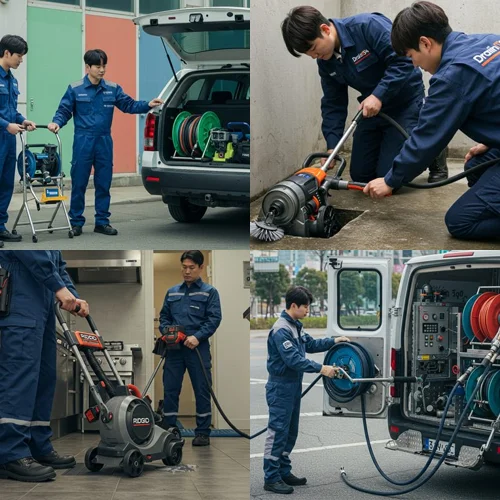 정왕동 싱크대 막힘 배수구 원룸 주방