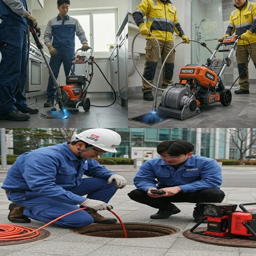 금이동 하수구 막힘 업체 공장 하수구