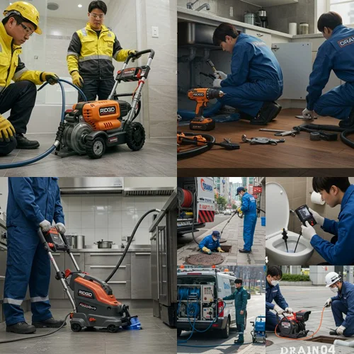 안현동 싱크대 막힘 배수구 악취 제거
