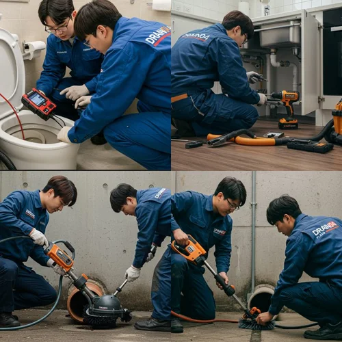 장현동 변기 막힘 수리 물티슈 막힘