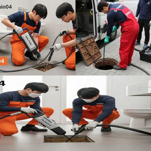 능곡동 하수구 고압세척 상가 배관