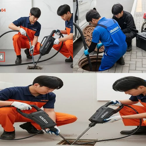 능곡동 하수구 고압세척 상가 배관