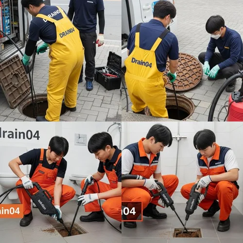 군자동 배수구막힘 화장실 바닥