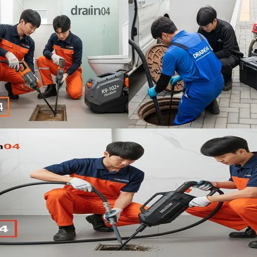 군자동 배수구막힘 화장실 바닥