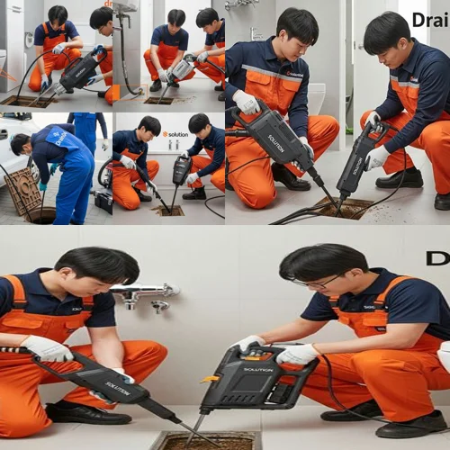 무지내동 하수도막힘 공장 지대