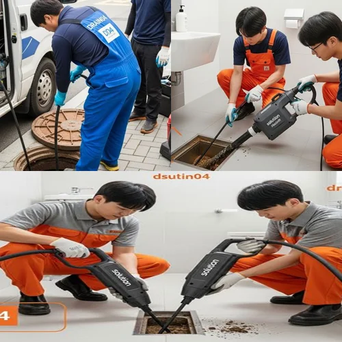 무지내동 하수도막힘 공장 지대