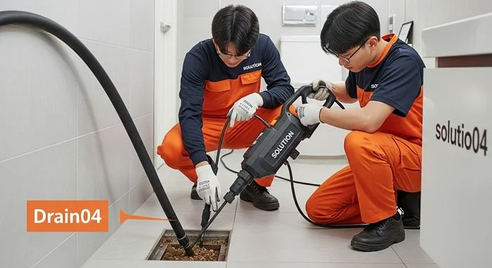 동대문구 하수구고압세척 장안평 자동차매매단지