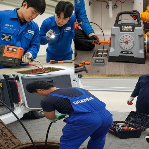 무지내동 하수구 고압세척 배관 뚫음