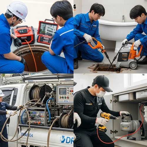 물왕동 싱크대막힘 식당 배관 청소