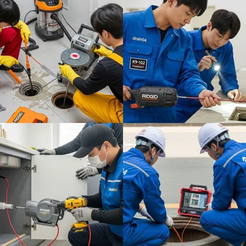 산현동 하수도막힘 타운하우스