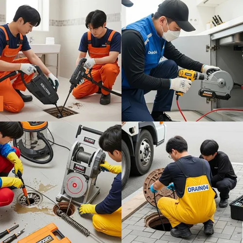 시흥 하수도막힘 2 배관 공사