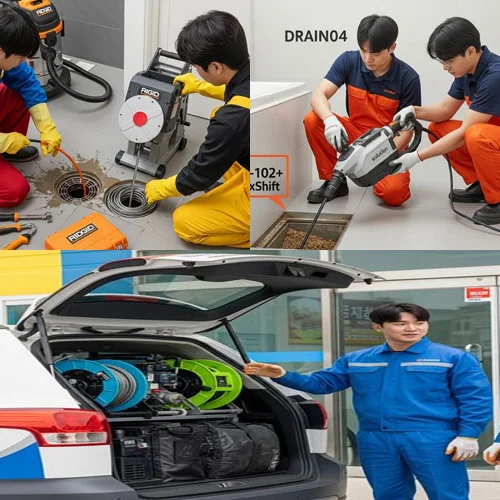하상동 하수도막힘 연꽃단지