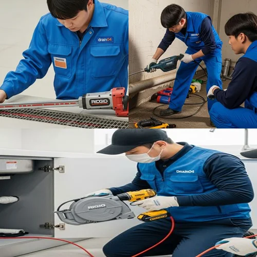 하상동 하수도막힘 연꽃단지