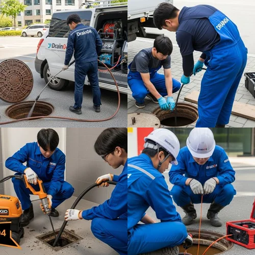 논곡동 배수구막힘 우수관 막힘