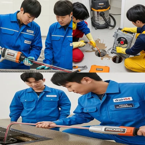시흥시 방산동 배수구막힘 트렌치 청소