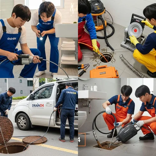 논곡동 싱크대막힘 오래된 배관