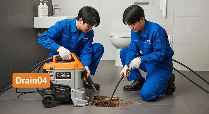 거모동 배수구막힘 다용도실