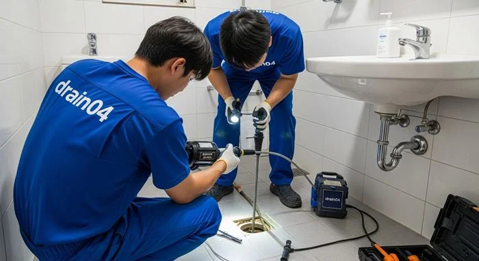 매화동 하수도막힘 공장 하수도