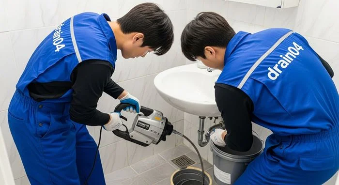 매화동 하수도막힘 공장 하수도