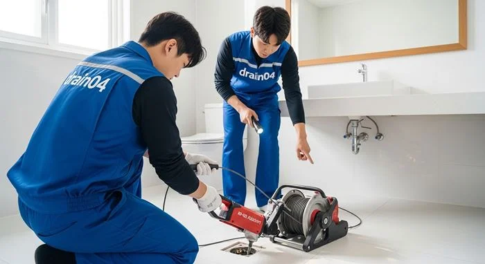 죽율동 하수도막힘 하수관로
