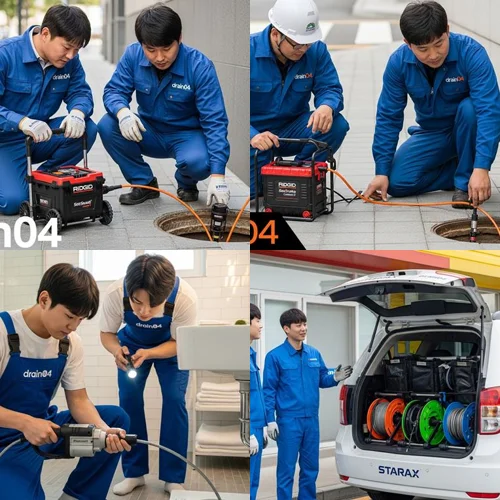 산현동 하수구막힘 전원주택 배관