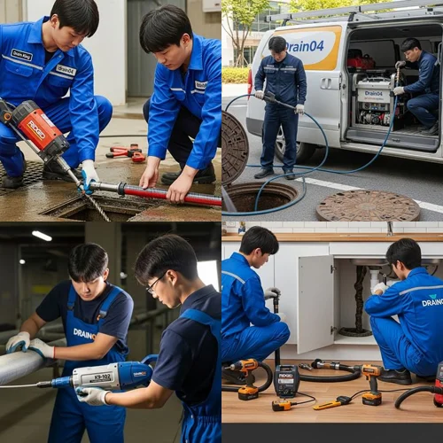 금이동 하수구막힘 도금단지 인근