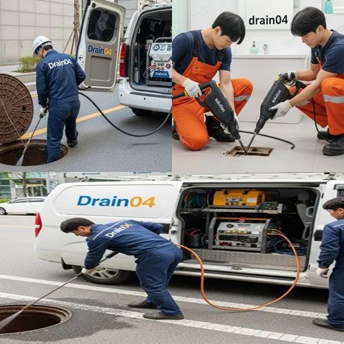 미산동 배수구막힘 샤워부스