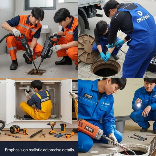 죽율동 하수구막힘 푸르지오 인근