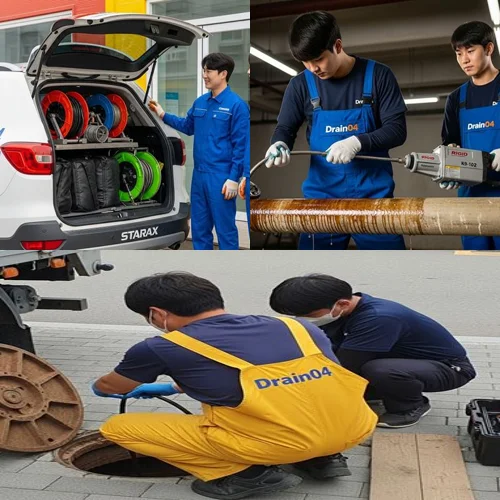 죽율동 하수구막힘 푸르지오 인근