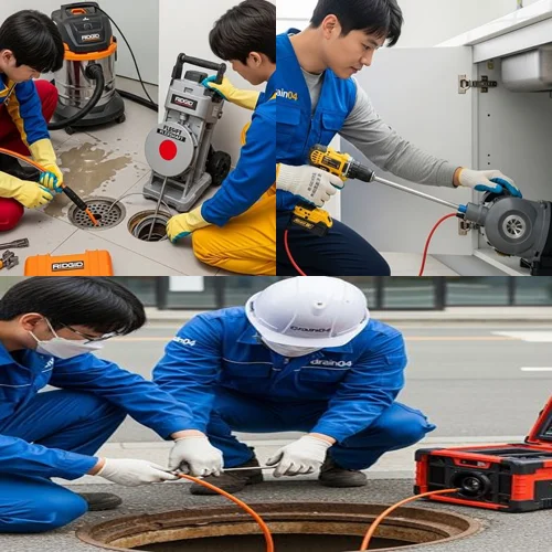 거모동 하수구막힘 빌라 필로티